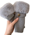 Knit Fingerless Gloves - DippedShop Wholesale - #0467