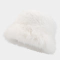 Vintage Fluffy Plush Thick Warm Bucket Hat 6W6HAT535