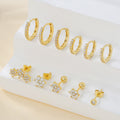 Trendy Cubic Zirconia Floral S - DippedShop Wholesale - #1139
