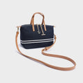 Stylish Striped Denim Large Capacity Tote Bag 6W10BBG1947