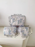 Fresh Large Capacity Floral Jacquard Makeup Bag MK2BW6W10BOB392
