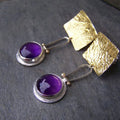 Geometric Cubic Zirconia Earrings - DippedShop Wholesale - #9299