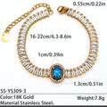 Fashion Gold Plated Cubic Zirc - DippedShop Wholesale - #8179