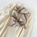 Plaid Striped Square Scarf - DippedShop Wholesale - #9795