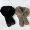 Faux Fur Collar Scarf - DippedShop Wholesale - #1699