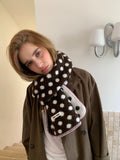 Polka Dot Wool Scarf - DippedShop Wholesale - #4083