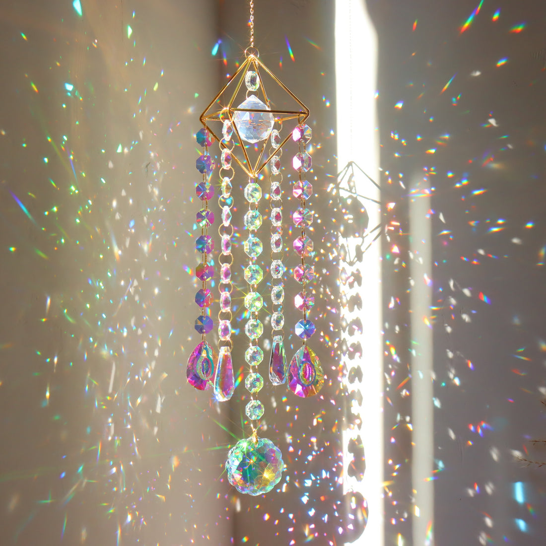 3+ Metal Frame Rainbow Suncatcher Hangings DPH1925