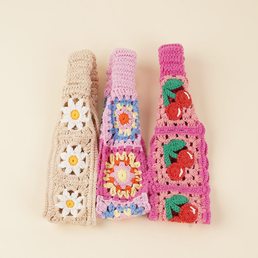 Crochet Elastic Hair Band - DippedShop Wholesale - #6659