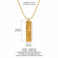 Vintage Rhinestone Gold Plated Pendant Necklace 6W6JNC640