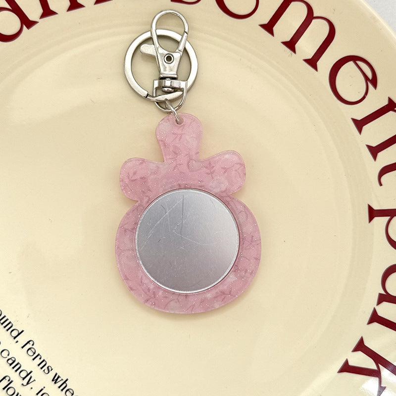 Tredny Flower Shape Portable Mirror Bag Charm 6W10BBC861