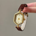 Vintage Leather Strap Watch - DippedShop Wholesale - #9875