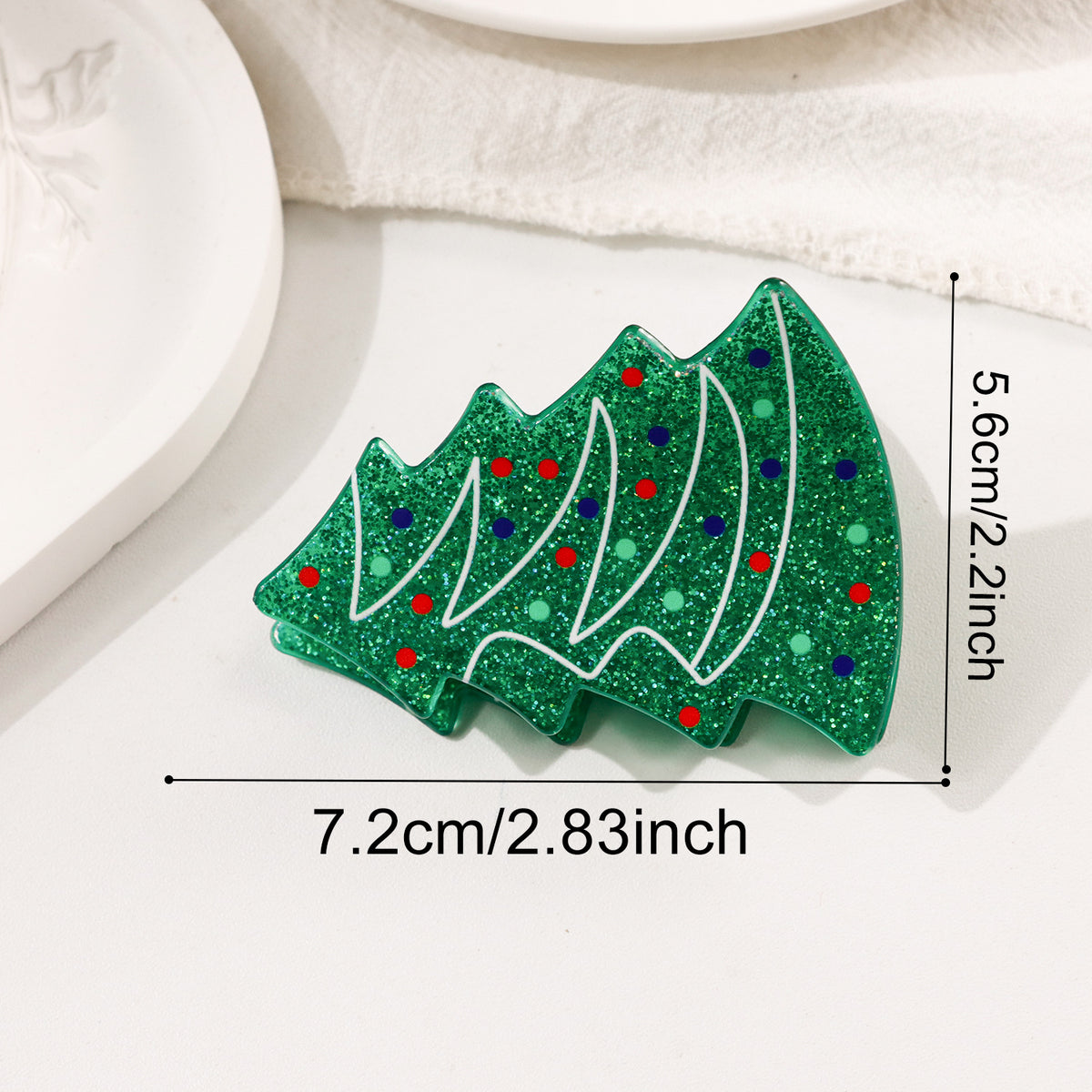 Christmas Hair Claw - DippedShop Wholesale - #9587