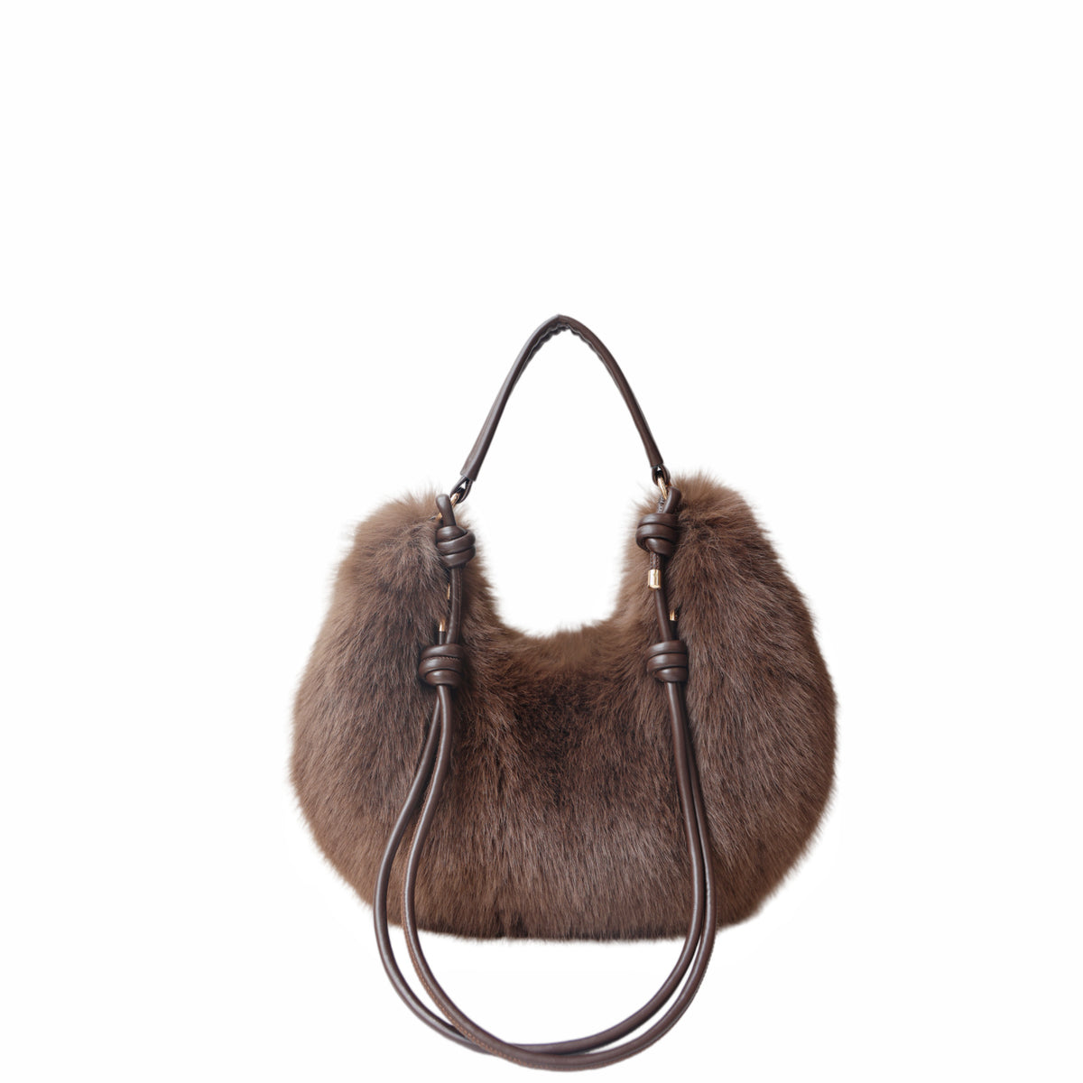 Fluffy Faux Fur Large Capacity Crossbody Bag 6W10BBG2387