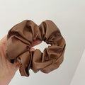 Danity Leather Ruffled Elastic Hair Scrunchies MK2BW6W6HSR53