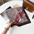 Stylish Geometry Print Square Shape Silk Scarf 6W6NSI187