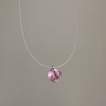 Minimalist Teardrop Cubic Zirconia Choker Necklace 6W6JNC395L