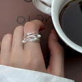 Irregular Pearl Multi-Layer Ring - DippedShop Wholesale - #5059