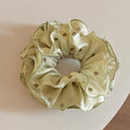 Elegant Satin Polka Dot Hair Scrunchie  MK2BLW6W6HSR36