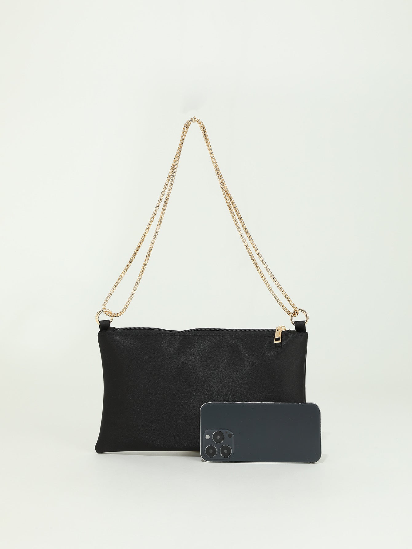 Solid Satin Evening Bag - DippedShop Wholesale - #3891