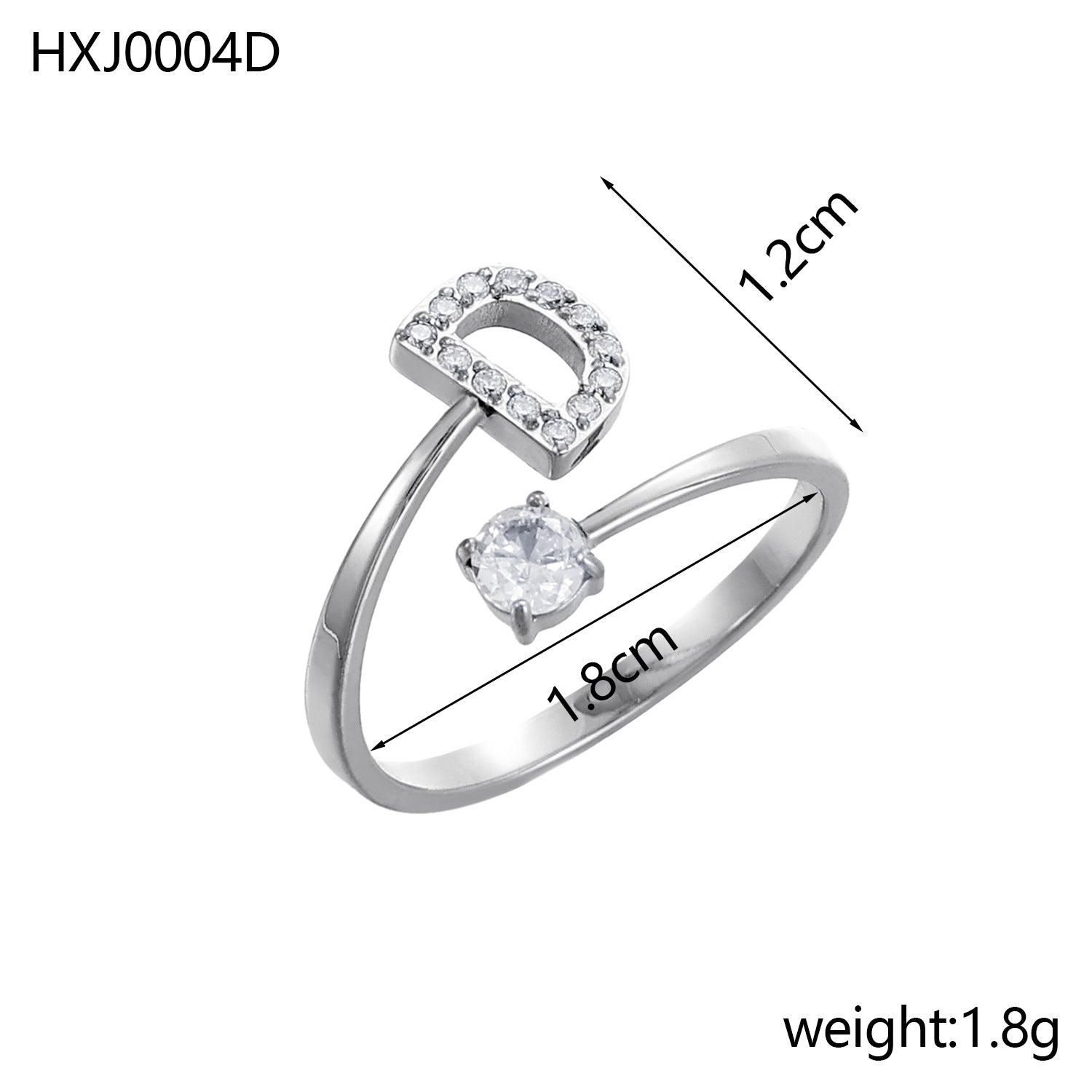 Simple Gold Plated Rhinestone - DippedShop Wholesale - #2963