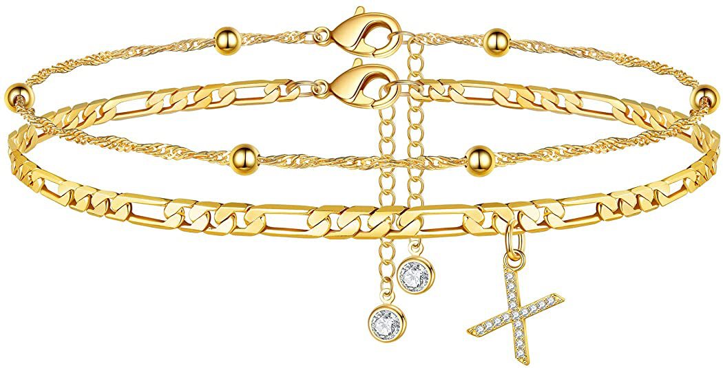 Trendy Initial Letter Gold Pla - DippedShop Wholesale - #1363