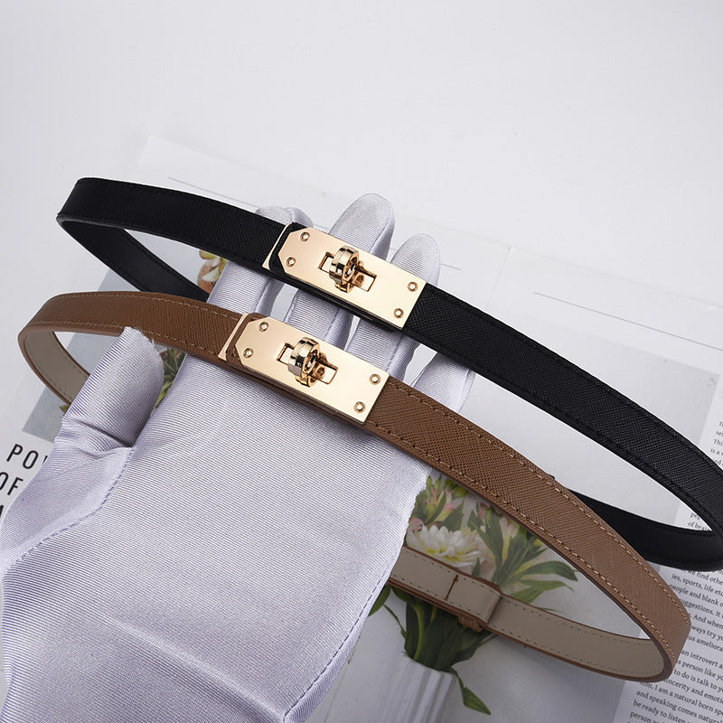 Vintage Skinny Waist Adjustable Belt DP25G561