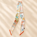 Floral Silk Scarf - DippedShop Wholesale - #0259