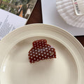 Stylish Polka Dots Strong Hold Hair Claw 6W6HCP1617