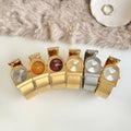 Chunky Geometric Gold Watch - DippedShop Wholesale - #3219