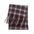 Plaid Fringed Wide Scarf - DippedShop Wholesale - #8979
