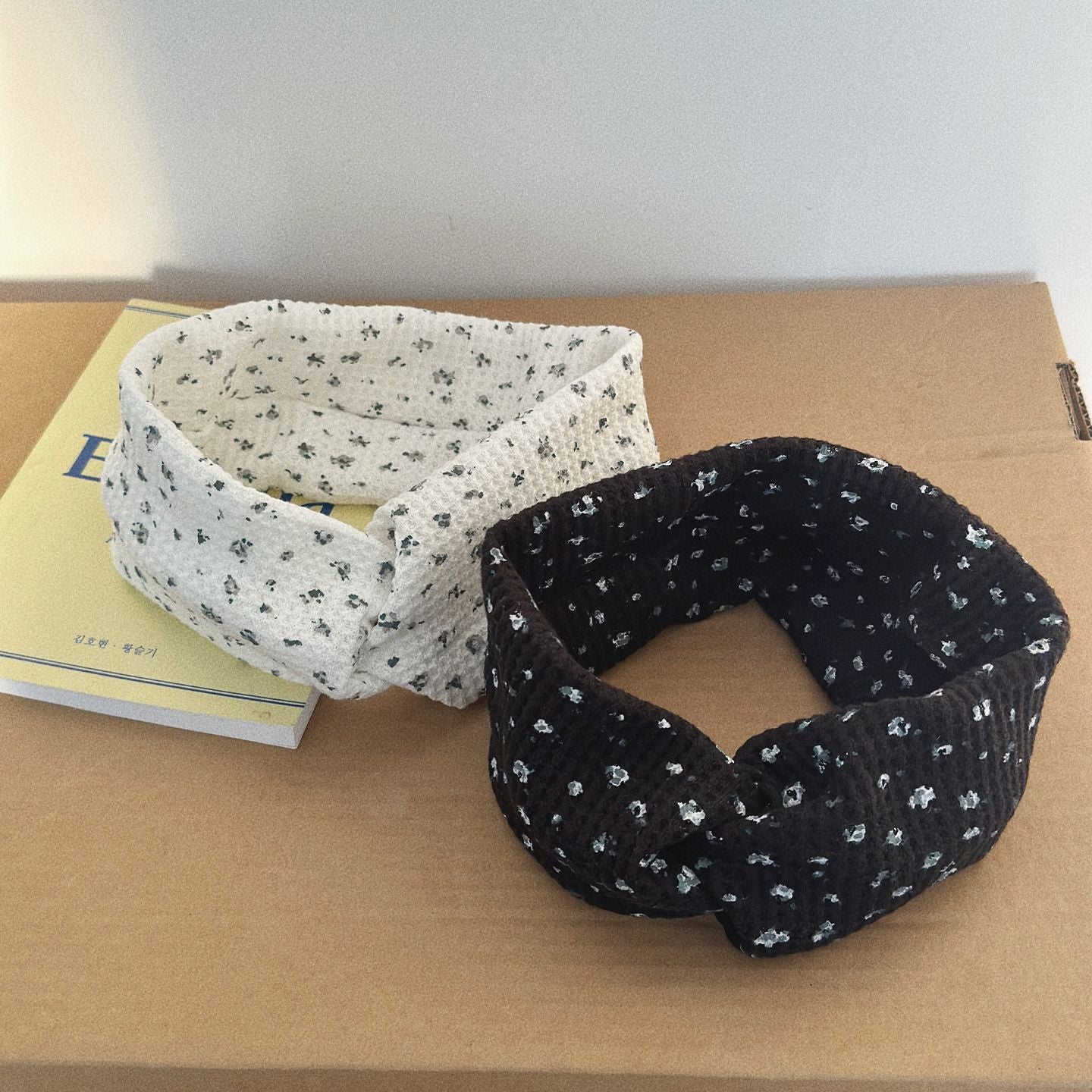 Floral Print Wide Headband - DippedShop Wholesale - #7427