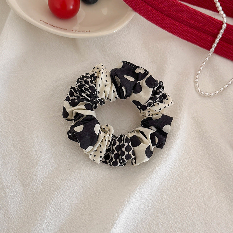 Polka Dot Hair Scrunchie - DippedShop Wholesale - #8067