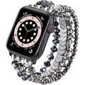Multi Layer Crystal Beaded Chain Watch Band 6W6JWA89