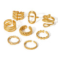 Geometric Statement Ring - DippedShop Wholesale - #1939