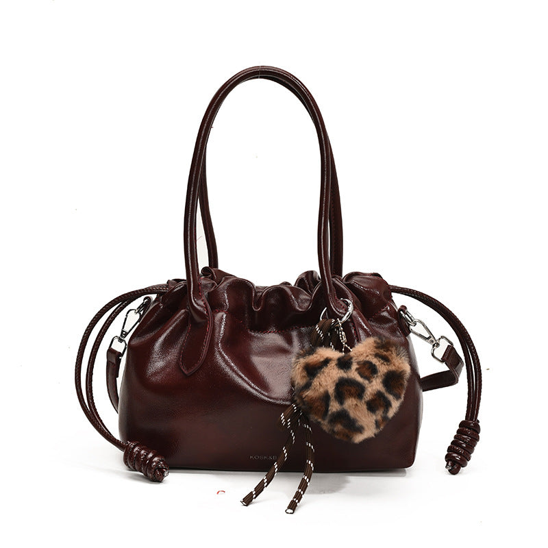 Vintage Pleated Crossbody Bag - DippedShop Wholesale - #8851