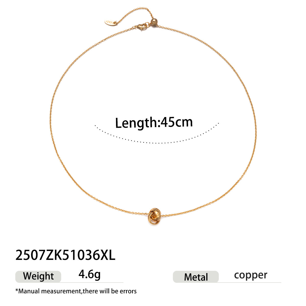 Gold Plated Geometric Pendant Necklace - DippedShop Wholesale - #3347
