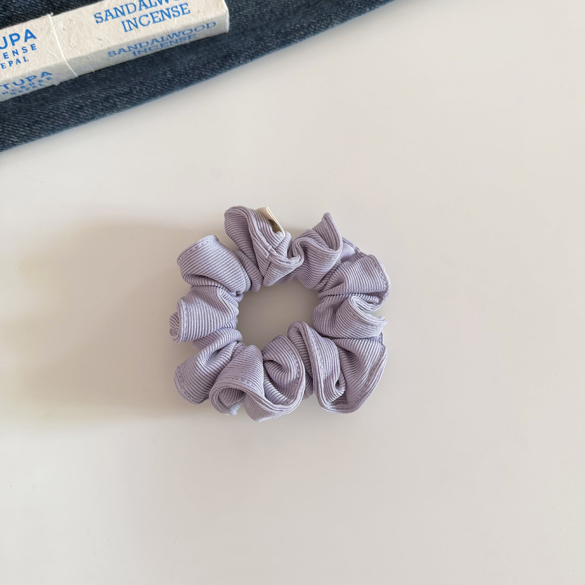 Ribbed Knit Colorful Small Hair Scrunchie MK2BLW6W6HSR11