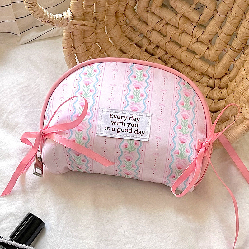 Minimalist Floral Portable Mini Makeup Bag DP25C570
