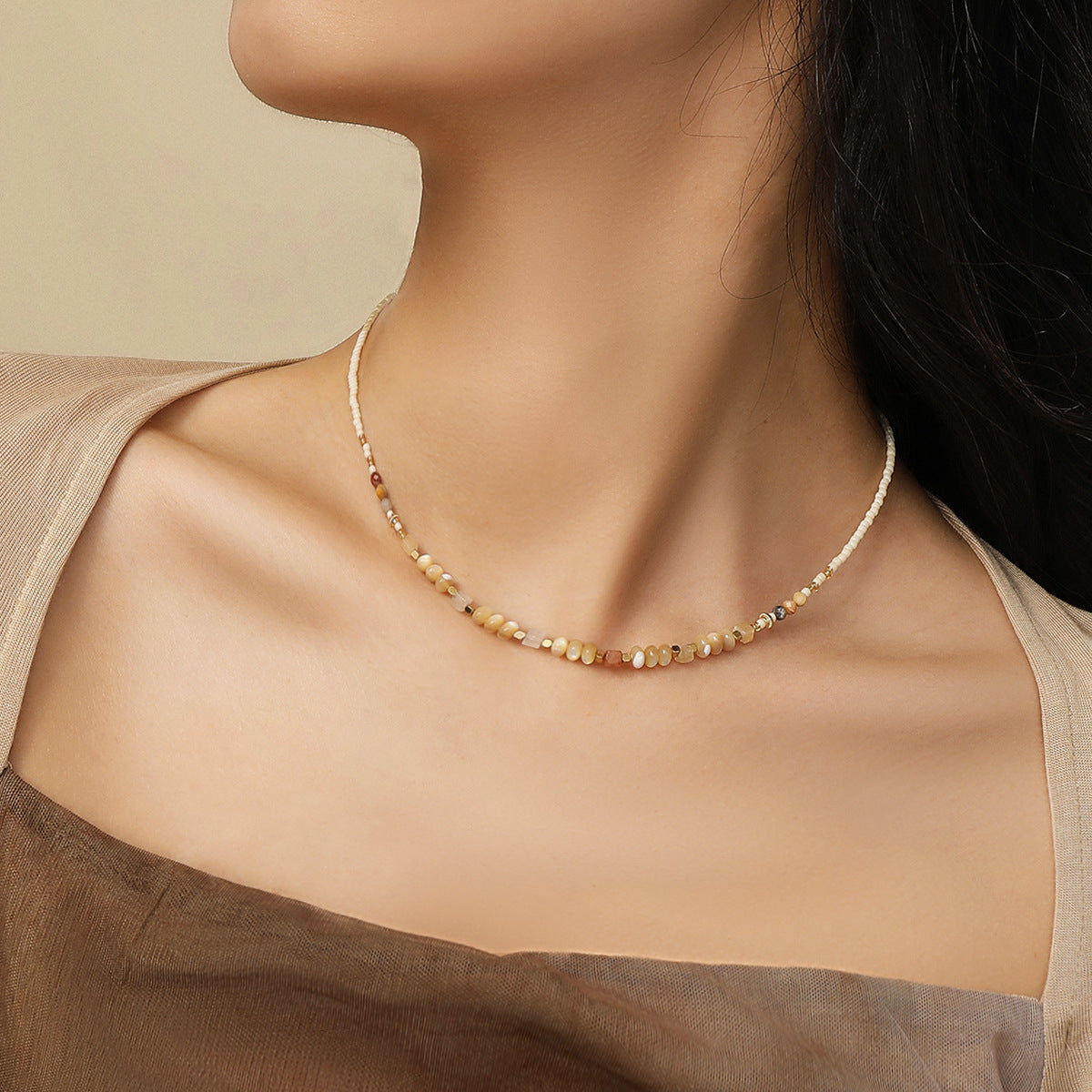 Bohemian Shell Choker Necklace - DippedShop Wholesale - #1907