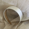 Minimalist Solid Color Satin Wide Headband MK2SPM6W6HBD07
