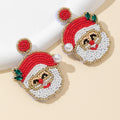 Santa Claus Stud Earrings - DippedShop Wholesale - #1539