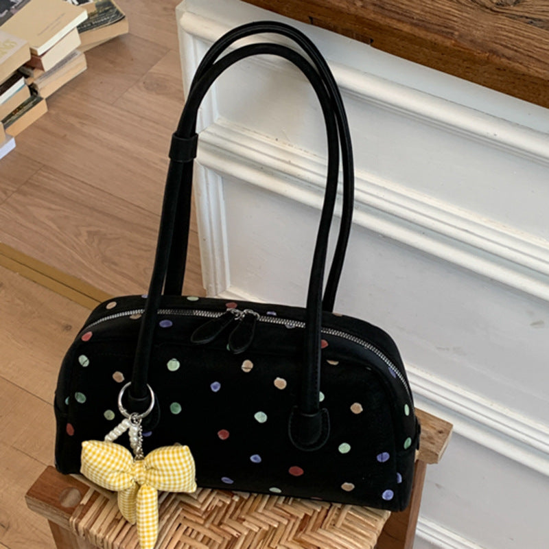 Sweet Color Block Polka Dots Underarm Bag 6W10BBG1373