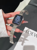 Elegant Stainless Steel Mesh Metal Watch Band 6W6JWA97
