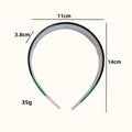 Cute Multi-Color Striped Wide Acetate Headband 6W6HBD276