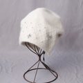 Luxury Rhinestone Pearl Embroidered Knit Beanie 6W6HAT707
