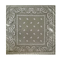 Minimalist Paisley Versatile Square Scarf MK2BW6W6NSI27