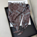 Cashew Print Silk Scarf - DippedShop Wholesale - #2499