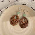 Handcrafted Wooden Antique Earrings - DippedShop Wholesale - #9091