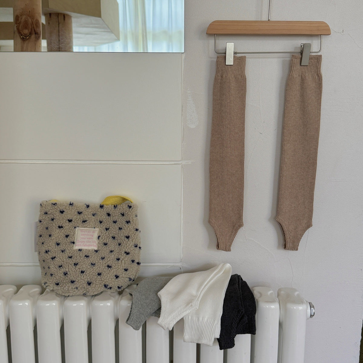 Simple Knitted Solid Color Toeless Leg Warmers 6W8FSO871