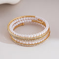 Vintage Multi-Layer Gold Plated Chain Bracelet 6W6JBR569